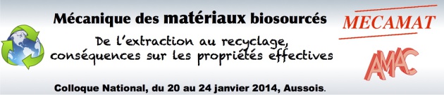 Mécanique des matériaux biosourcés. De l'extraction au recyclage, conséquences sur les propriétés effectives.